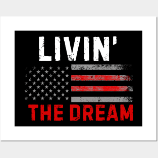 2024 American style Livin' the dream Posters and Art